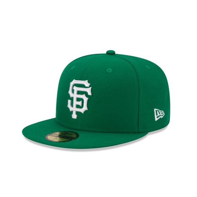 MLB San Francisco Giants Basic 59Fifty Fitted (KNT6252) - Green New Era Caps